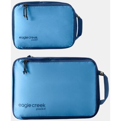 Eagle Creek Pack-It Isolate Compression Cube Set S/M Blauw One size Eagle Creek Pack-It Isolate Compression Cube Set S/M Blauw One size
