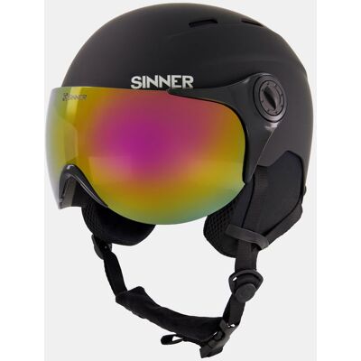 Sinner Typhoon Visor Skihelm Zwart S Sinner Typhoon Visor Skihelm Zwart S