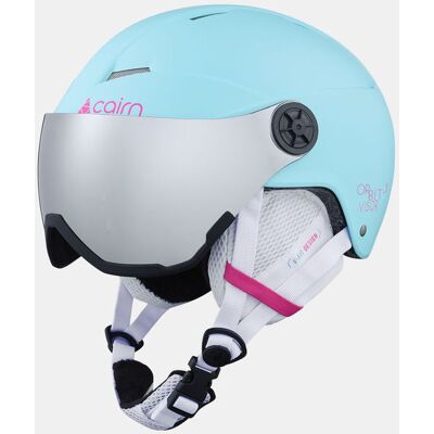 Cairn Orbit Visor Skihelm Kids Junior Blauw 54/56 Cairn Orbit Visor Skihelm Kids Junior Blauw 54/56