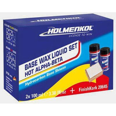 Holmenkol Basic Liquid Set Hot 2x 100ml - ski wax set Holmenkol Basic Liquid Set Hot 2x 100ml - ski wax set