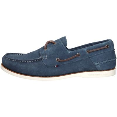 Tommy Hilfiger - Th Boat Shoe Core Suede Licht blauw 45 Tommy Hilfiger - Th Boat Shoe Core Suede Licht blauw 45