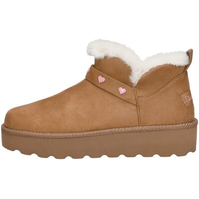 Skechers - Enkellaarsjes Cognac 36 Skechers - Enkellaarsjes Cognac 36