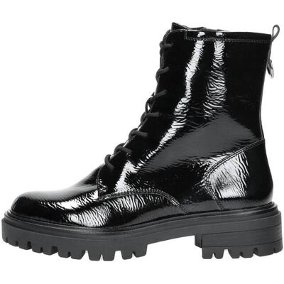 Tamaris - Veterschoenen Hoog Zwartlak Zwart lak 36 Tamaris - Veterschoenen Hoog Zwartlak Zwart lak 36