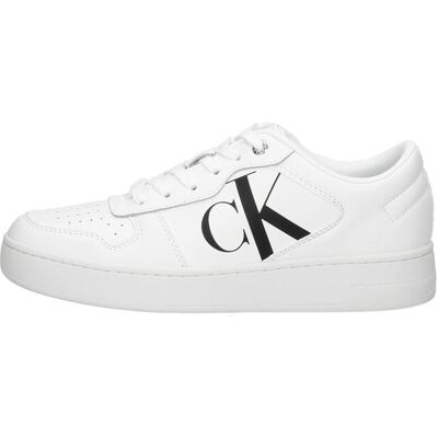 Calvin Klein - Cupsole Laceup Basket Low Lth Wit 37 Calvin Klein - Cupsole Laceup Basket Low Lth Wit 37