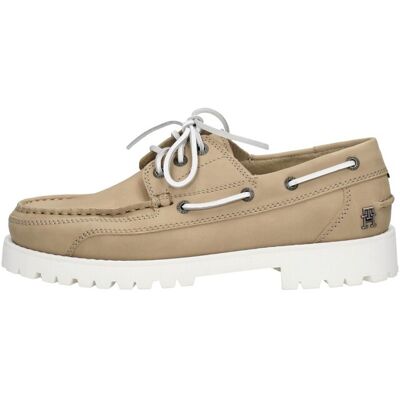 Tommy Hilfiger - Dames Bootschoen Beige 37 Tommy Hilfiger - Dames Bootschoen Beige 37