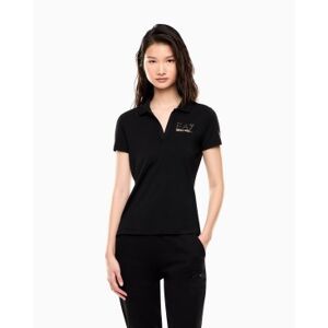 EA7 Vrouwen Poloshirt Zwart - Polo EA7 Vrouwen Poloshirt Zwart - Polo