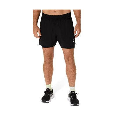 Asicsvoor mannen. 2011D218 Korte broek Core 2in1 5In zwart (2XL), Sportief, Meerdere sporten, Polyester Asicsvoor mannen. 2011D218 Korte broek Core 2in1 5In zwart (2XL), Sportief, Meerdere sporten, Polyester