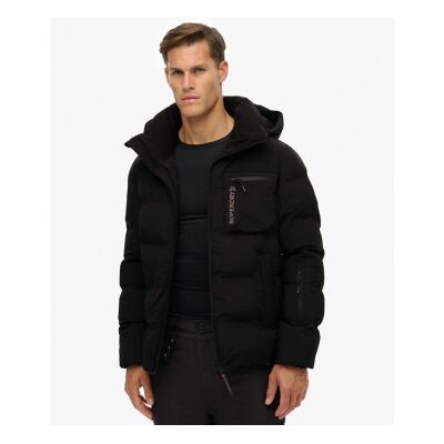 Superdryvoor mannen. MS110188A Ski Sports Gewassen Jas zwart (XXL), Casual, Sportief, Polyester, Sneeuw Superdryvoor mannen. MS110188A Ski Sports Gewassen Jas zwart (XXL), Casual, Sportief, Polyester, Sneeuw