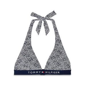 Tommy Hilfigervoor vrouwen. UW0UW05945 Origineel gewatteerd navy bikinitopje (L), Strandkleding, Nylon, Marineblauw Tommy Hilfigervoor vrouwen. UW0UW05945 Origineel gewatteerd navy bikinitopje (L), Strandkleding, Nylon, Marineblauw