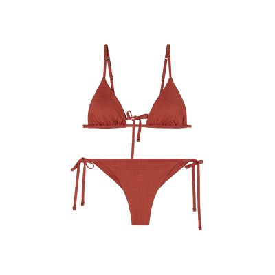 Giorgio Armani Emporio Armanivoor vrouwen. EW000786_AF20255 Bikinitoon roodbruin (S), Strandkleding, Polyamide Giorgio Armani Emporio Armanivoor vrouwen. EW000786_AF20255 Bikinitoon roodbruin (S), Strandkleding, Polyamide