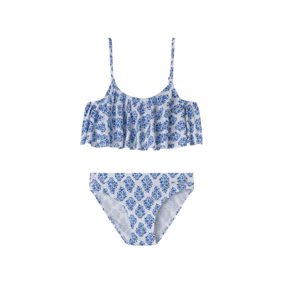 Pepe Jeansvoor meisjes. PGB10418 Bikini Multi Fl Gerimpeld blauw (10años= 140cm), Strandkleding, Polyester, kinderkleding Pepe Jeansvoor meisjes. PGB10418 Bikini Multi Fl Gerimpeld blauw (10años= 140cm), Strandkleding, Polyester, kinderkleding