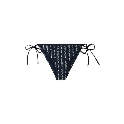 Tommy Hilfigervoor vrouwen. UW0UW05316 Bikinibroekje met print en navy bandjes (L), Strandkleding, Nylon, Marineblauw Tommy Hilfigervoor vrouwen. UW0UW05316 Bikinibroekje met print en navy bandjes (L), Strandkleding, Nylon, Marineblauw