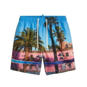 Superdryvoor mannen. M3010233A Zwempak met fotoprint van blauw gerecycled materiaal (XXL), Strandkleding, Duurzaam, Gerecycled polyester Superdryvoor mannen. M3010233A Zwempak met fotoprint van blauw gerecycled materiaal (XXL), Strandkleding, Duurzaam, Gerecycled polyester