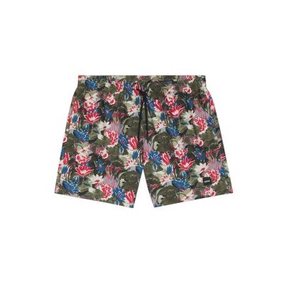 BOSSvoor mannen. 50508844 Groen All-over Bedrukt Zwempak (XL), Strandkleding, Polyester BOSSvoor mannen. 50508844 Groen All-over Bedrukt Zwempak (XL), Strandkleding, Polyester