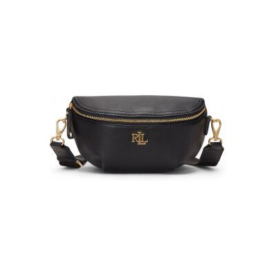 Lauren Ralph Laurenvoor vrouwen. 431934832003 Zwarte leren heuptas van Marcy (OSFA), Casual, Leer Lauren Ralph Laurenvoor vrouwen. 431934832003 Zwarte leren heuptas van Marcy (OSFA), Casual, Leer