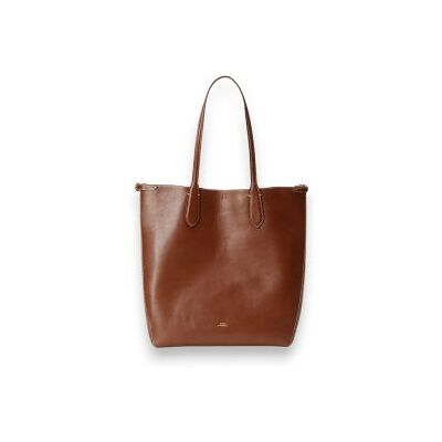 Polo Ralph Laurenvoor vrouwen. 428962757001 Bruine leren Bellport tas (OSFA), Leer, Casual Polo Ralph Laurenvoor vrouwen. 428962757001 Bruine leren Bellport tas (OSFA), Leer, Casual