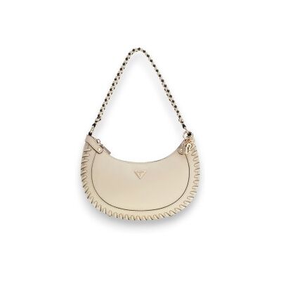 Guessvoor vrouwen. HWBG9750010 Petra beige hobo schoudertas (OSFA), Casual, Polyurethaan Guessvoor vrouwen. HWBG9750010 Petra beige hobo schoudertas (OSFA), Casual, Polyurethaan
