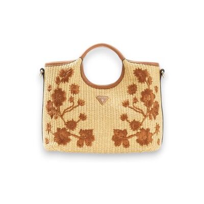 Guessvoor vrouwen. HWWF9743760 Kirsten mini-satcheltas, beige (OSFA), Casual, Polypropyleen Guessvoor vrouwen. HWWF9743760 Kirsten mini-satcheltas, beige (OSFA), Casual, Polypropyleen