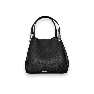 Furlavoor vrouwen. WE00907-HSF000 Nuvola Mini Tote leren tas zwart (OSFA), Casual, Klassiek, Leer Furlavoor vrouwen. WE00907-HSF000 Nuvola Mini Tote leren tas zwart (OSFA), Casual, Klassiek, Leer