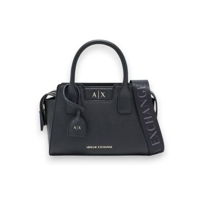 Giorgio Armani A X Armani Exchangevoor vrouwen. XW002159AF26570UC001 Zwarte getextureerde shopping bag (OSFA), Casual, Polyester Giorgio Armani A X Armani Exchangevoor vrouwen. XW002159AF26570UC001 Zwarte getextureerde shopping bag (OSFA), Casual, Polyester