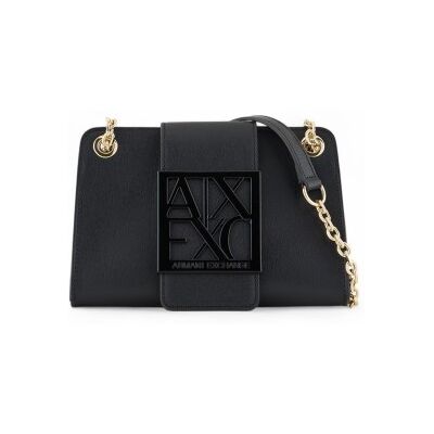 Giorgio Armani A X Armani Exchangevoor vrouwen. XW000281AF13672UC001 Forma tas zwart (OSFA), Casual, Feest, Polyurethaan Giorgio Armani A X Armani Exchangevoor vrouwen. XW000281AF13672UC001 Forma tas zwart (OSFA), Casual, Feest, Polyurethaan
