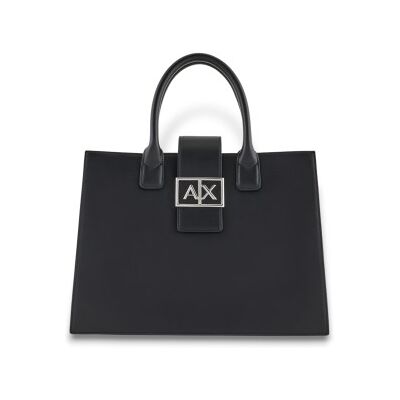 Giorgio Armani A X Armani Exchangevoor vrouwen. XW000305AF12039UC001 Design handtas zwart (OSFA), Casual, Polyester Giorgio Armani A X Armani Exchangevoor vrouwen. XW000305AF12039UC001 Design handtas zwart (OSFA), Casual, Polyester