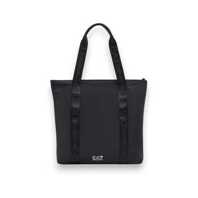 EA7voor vrouwen. 7W001476_AF22280 Design handtas zwart (OSFA), Casual, Polyester EA7voor vrouwen. 7W001476_AF22280 Design handtas zwart (OSFA), Casual, Polyester