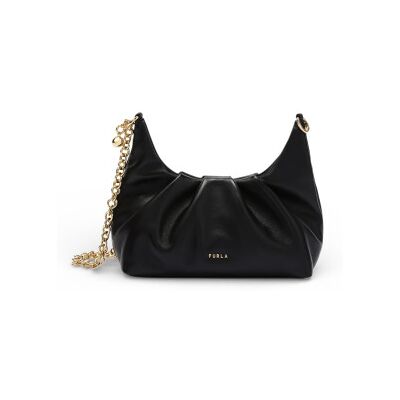 Furlavoor vrouwen. WE00837-BX2269 Delia leren tas zwart (OSFA), Casual, Leer Furlavoor vrouwen. WE00837-BX2269 Delia leren tas zwart (OSFA), Casual, Leer