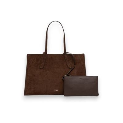 HUGOvoor vrouwen. 50573274 Cymbeline tote tas donkerbruin (OSFA), Casual, Polyester HUGOvoor vrouwen. 50573274 Cymbeline tote tas donkerbruin (OSFA), Casual, Polyester