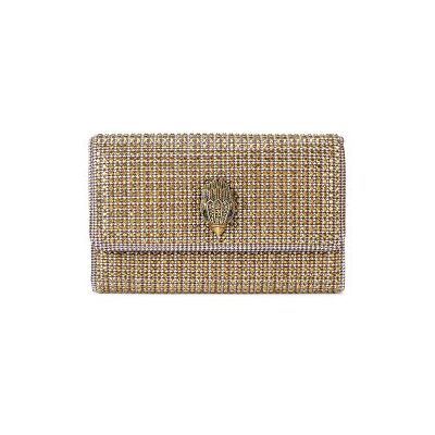 Kurt Geigervoor vrouwen. 648340609 Kensington Koppeling Handtas bruin, goud (OSFA), Casual, Stof Kurt Geigervoor vrouwen. 648340609 Kensington Koppeling Handtas bruin, goud (OSFA), Casual, Stof