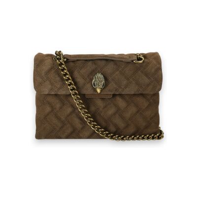 Kurt Geigervoor vrouwen. 6344430219 Kensington suède tas in bruin (OSFA), Casual Kurt Geigervoor vrouwen. 6344430219 Kensington suède tas in bruin (OSFA), Casual
