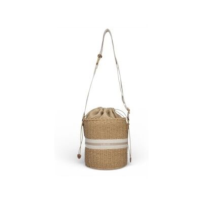 Liu Jovoor vrouwen. AA6218-A0005 Bruine raffia boodschappentas (OSFA), Casual, Stof Liu Jovoor vrouwen. AA6218-A0005 Bruine raffia boodschappentas (OSFA), Casual, Stof