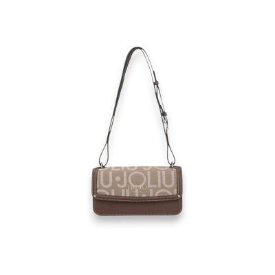 Liu Jovoor vrouwen. AF6073-T769A Beige crossover tas (OSFA), Casual, Polyester Liu Jovoor vrouwen. AF6073-T769A Beige crossover tas (OSFA), Casual, Polyester