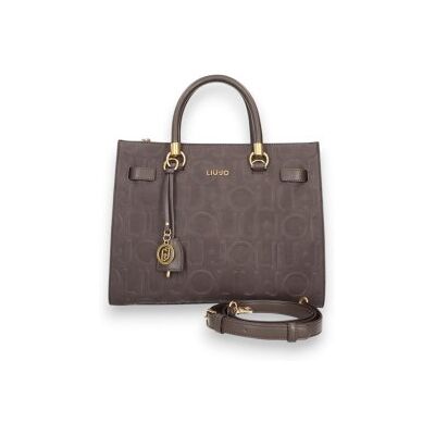 Liu Jovoor vrouwen. AF6086-E1139 Shopper tas Merk bruin (OSFA), Casual, Polyester Liu Jovoor vrouwen. AF6086-E1139 Shopper tas Merk bruin (OSFA), Casual, Polyester
