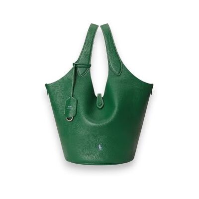 Polo Ralph Laurenvoor vrouwen. 428P21989009 Groene leren Polo Play-draagtas (OSFA), Casual, Leer Polo Ralph Laurenvoor vrouwen. 428P21989009 Groene leren Polo Play-draagtas (OSFA), Casual, Leer