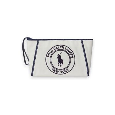 Polo Ralph Laurenvoor vrouwen. 427P14288001 Handtas Polo Play van wit canvas (OSFA), Casual, Katoen Polo Ralph Laurenvoor vrouwen. 427P14288001 Handtas Polo Play van wit canvas (OSFA), Casual, Katoen