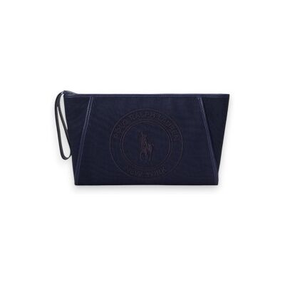 Polo Ralph Laurenvoor vrouwen. 427P14288002 Handtas Polo Play van marineblauw zeildoek (OSFA), Casual, Katoen Polo Ralph Laurenvoor vrouwen. 427P14288002 Handtas Polo Play van marineblauw zeildoek (OSFA), Casual, Katoen