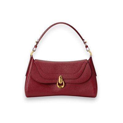 Polo Ralph Laurenvoor vrouwen. 428P14296005 Polo Blaze tas met bordeauxrode handgreep (OSFA), Casual, Granaatappel, Leer Polo Ralph Laurenvoor vrouwen. 428P14296005 Polo Blaze tas met bordeauxrode handgreep (OSFA), Casual, Granaatappel, Leer