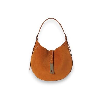 Polo Ralph Laurenvoor vrouwen. 428944015014 Bruine suède Polo ID-tas (OSFA), Casual Polo Ralph Laurenvoor vrouwen. 428944015014 Bruine suède Polo ID-tas (OSFA), Casual