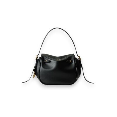 Polo Ralph Laurenvoor vrouwen. 428955415001 Kleine satchel-tas Polo ID van zwart leer (OSFA), Casual Polo Ralph Laurenvoor vrouwen. 428955415001 Kleine satchel-tas Polo ID van zwart leer (OSFA), Casual