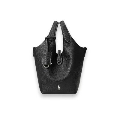 Polo Ralph Laurenvoor vrouwen. 428944657013 Polo Play zwarte leren tote en crossbody tas (OSFA), Leer, Casual Polo Ralph Laurenvoor vrouwen. 428944657013 Polo Play zwarte leren tote en crossbody tas (OSFA), Leer, Casual