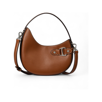 Lauren Ralph Laurenvoor vrouwen. 431980159001 Tasha kleine bruine leren crossbody tas (OSFA), Casual, Leer Lauren Ralph Laurenvoor vrouwen. 431980159001 Tasha kleine bruine leren crossbody tas (OSFA), Casual, Leer
