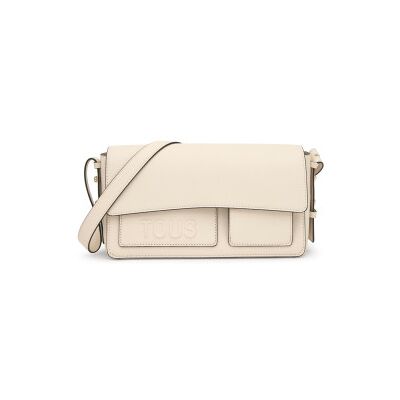 TOUSvoor vrouwen. 2002381501 Back to basics beige schoudertas (OSFA), Casual, Polyurethaan TOUSvoor vrouwen. 2002381501 Back to basics beige schoudertas (OSFA), Casual, Polyurethaan