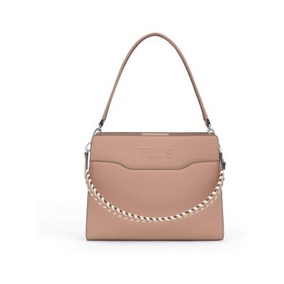 TOUSvoor vrouwen. 2002286345 Shopper Medium Audree Saffiano taupe (OSFA), Casual, Polyurethaan TOUSvoor vrouwen. 2002286345 Shopper Medium Audree Saffiano taupe (OSFA), Casual, Polyurethaan