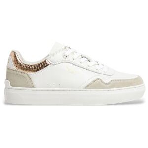Pepe Jeansvoor vrouwen. PLS00042 Camden Collar Leren Sneakers Wit (36), Plat, Veters, Casual, Duurzaam Pepe Jeansvoor vrouwen. PLS00042 Camden Collar Leren Sneakers Wit (36), Plat, Veters, Casual, Duurzaam