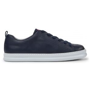 Campervoor mannen. K100226-049 Lederen sneakers Runner Four navy (45), Leer, Plat, Veters, Casual, Marineblauw Campervoor mannen. K100226-049 Lederen sneakers Runner Four navy (45), Leer, Plat, Veters, Casual, Marineblauw