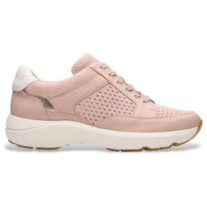 Clarksvoor vrouwen. 26181465 Tivoli Walk Leren Sneakers roze (40), Leer, 3 tot 5 cm, Veters, Casual Clarksvoor vrouwen. 26181465 Tivoli Walk Leren Sneakers roze (40), Leer, 3 tot 5 cm, Veters, Casual