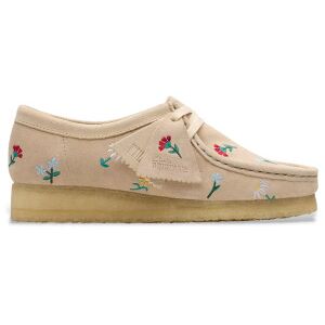 Clarksvoor vrouwen. 26180171 Wallabee taupe leren schoenen (41), 1 tot 3 cm, Veters, Casual Clarksvoor vrouwen. 26180171 Wallabee taupe leren schoenen (41), 1 tot 3 cm, Veters, Casual