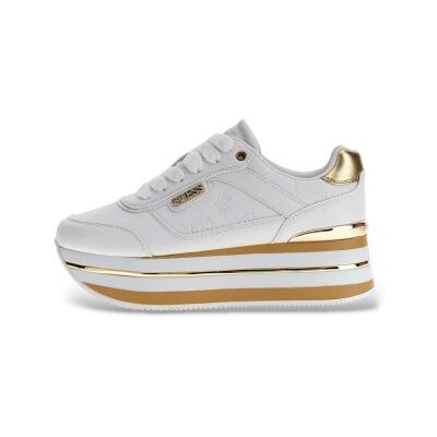 Guessvoor vrouwen. FLJHN4ELE12 Witte Hansin-sportschoenen (40), 3 tot 5 cm, Veters, Casual Guessvoor vrouwen. FLJHN4ELE12 Witte Hansin-sportschoenen (40), 3 tot 5 cm, Veters, Casual