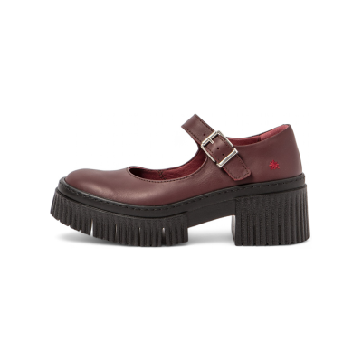 Artvoor vrouwen. 113731167003_008 Leren schoenen 1373 York Bordeaux (41), Leer, 3 tot 5 cm, Gesp, Casual Artvoor vrouwen. 113731167003_008 Leren schoenen 1373 York Bordeaux (41), Leer, 3 tot 5 cm, Gesp, Casual
